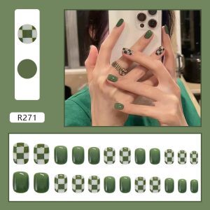 Nail Art Finished Fake Nail Scrub Nail Patch Wearable - Image 1