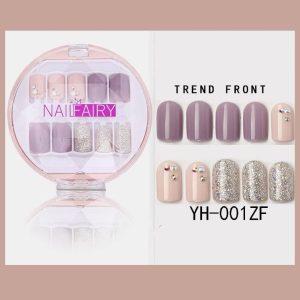 Korean Wearable Nail Art Short 30 Pieces In A Box Waterproof - Image 1
