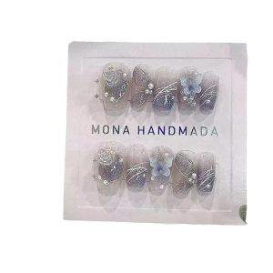 Purely Hand-wearing Bridal Fake Nails - Image 1