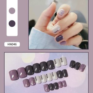 Nail Art Finished Fake Nail Scrub Nail Patch Wearable - Image 1