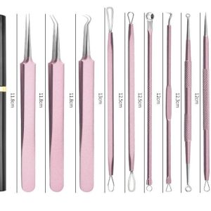 Aluminum Cylinder Mounted Acne Needle Set Of 10 Pieces - Image 2
