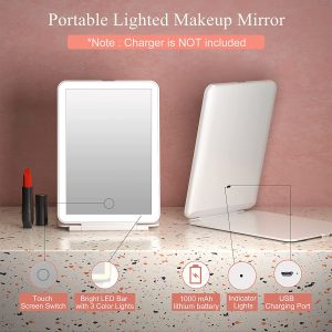 Foldable With Light Touch Led Make-up Mirror - Image 3