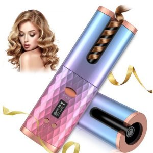 Rechargeable Automatic Hair Curler Women Portable Hair Curling Iron LCD Display Ceramic Curly Rotating Curling Wave Styer - Image 9