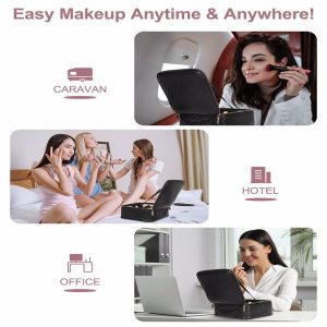 Travel Makeup Bag With Light Up Mirror - Image 4