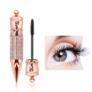 Scepter Mascara: Waterproof, Smudge-Proof, and Natural Thick Curling with a Rhinestone Decorative Shell - Elongate Your Eyelashes Instantly! - Image 3