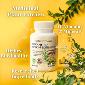 Macular Support Eye Health Vitamins Vision Supplements Lutein 400mg Zeaxanthin 10mg Eyebright Herb Lycopene Supplement Bilberry Supplement for Eyes Eye Vitamins for Seniors & Adults - Image 3
