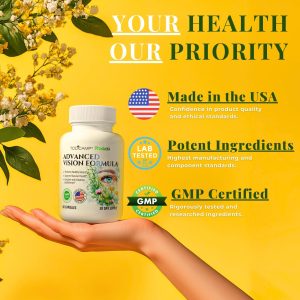 Macular Support Eye Health Vitamins Vision Supplements Lutein 400mg Zeaxanthin 10mg Eyebright Herb Lycopene Supplement Bilberry Supplement for Eyes Eye Vitamins for Seniors & Adults - Image 6