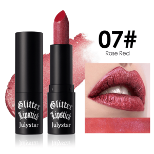 PSJ301-028 12 colors shiny matte lipstick Carved pearlescent glitter lipstick 3pc mixed sales Matte velvet lip lipstick makeup Velvet matte texture 24h Single product 0.4g Matte color - Image 12
