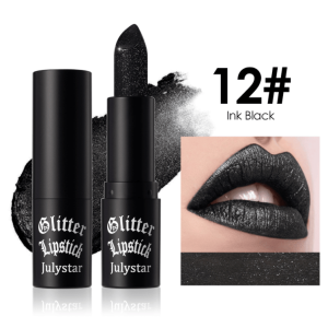 PSJ301-028 12 colors shiny matte lipstick Carved pearlescent glitter lipstick 3pc mixed sales Matte velvet lip lipstick makeup Velvet matte texture 24h Single product 0.4g Matte color - Image 16