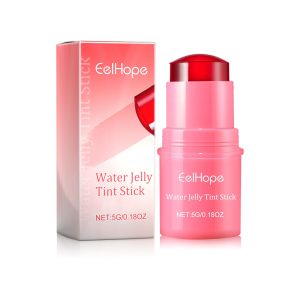 Eelhope Water Jelly Tint Stick, Blush Whitening Natural Long Lasting Lip Matte Moisturizing Lip Color Makeup Combination - Image 3