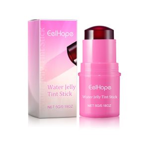 Eelhope Water Jelly Tint Stick, Blush Whitening Natural Long Lasting Lip Matte Moisturizing Lip Color Makeup Combination - Image 4