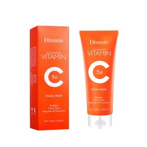 Vitamin C Amino Acid Facial Cleanser Face Glow And Cleans Whitening Brightening Oil Control Face Wash For Men Women - Image 4