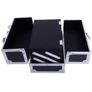 Makeup Train Case Portable Cosmetics & Jewelries Box Storage Organizer Classic & Concise YF - Image 6