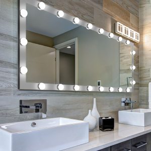 Hollywood Full Length Mirror with Lights Full Body Vanity Mirror with 3 Color Modes Lighted Standing Floor Mirror for Dressing Room Bedroom Wall Mounted Touch Control Silver 63"x24" - Image 12