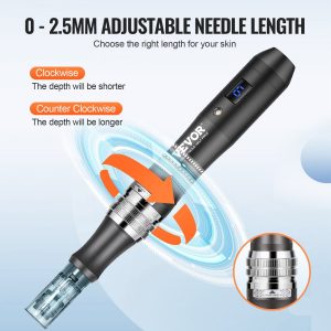 VEVOR Professional Microneedling Pen 6-Speed Electric Beauty Pen with 22 Needles - Image 4