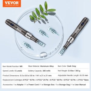 VEVOR Professional Microneedling Pen 6-Speed Electric Beauty Pen with 22 Needles - Image 7