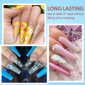 Acrylic Nail Kit Dip Powder Nail Kit Starter with Drill and UV Light, 20 Colors Fast Dry Powder Nail Dipping kit, with Base & Top Coat Activator Dip Nail Kit for French Nail Art Manicure DIY - Image 4