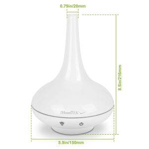 Ultrasonic Cool Mist Humidifier 200ml Aroma Essential Oil Diffuser with Colorful Lights Waterless Auto Off for Office Home Yoga Spa - Image 3