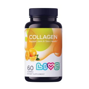Collagen Gummies 100 mg Collagen Supplements for Women & Men Gummy Vitamins All Natural Gluten Free Non GMO Womens Vitamins Gummies Orange Flavored 60 Count