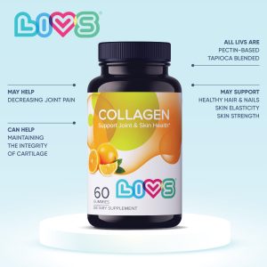 Collagen Gummies 100 mg Collagen Supplements for Women & Men Gummy Vitamins All Natural Gluten Free Non GMO Womens Vitamins Gummies Orange Flavored 60 Count - Image 7